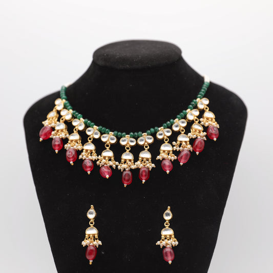 Appaci Kudna Set – Ruby Red & Pure White 💎❤️🤍✨